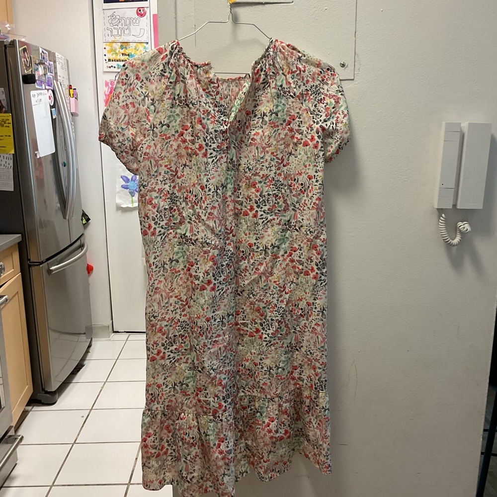 Bonpoint Floral Short Sleeve Dress